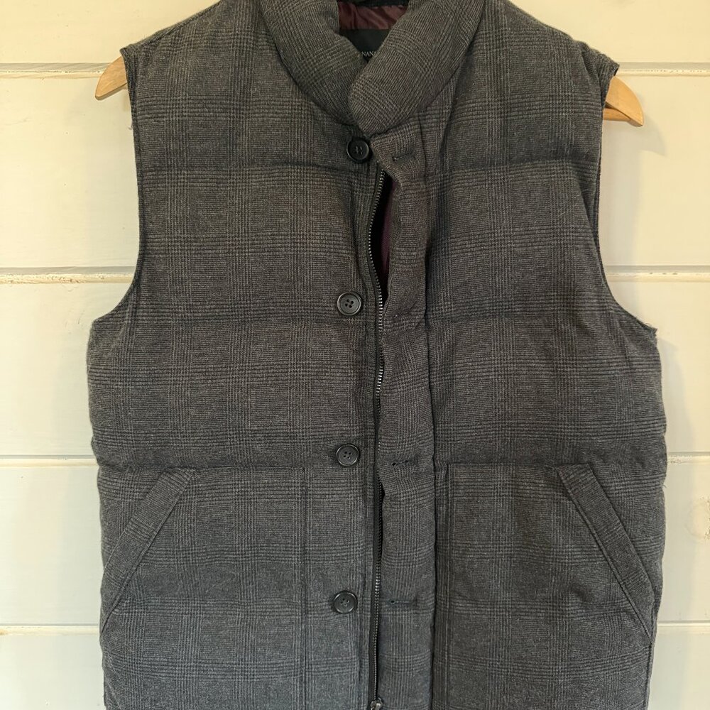 Banana Republic Size S Downtown Plaid Vest